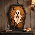 thumbnail image 4 of Dalxymotic Halloween Picture Frame, Wooden Frame Wall Art Decoration, Spooky Seasonal Art Decoration, Fall Decor, Halloween Decorations Indoor Outdoor for Wall, Home, Mantel, Shelf, 4 of 6