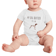 thumbnail image 2 of My Big Brother Is A Pointer Dog Cute Baby Clothing Bodysuits Boy Girl Unisex, 2 of 5
