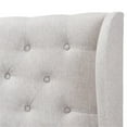 thumbnail image 4 of Bowery Hill Queen Winged Panel Headboard in Grayish Beige, 4 of 6