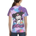 thumbnail image 5 of Sanrio Kuromi Kids T-Shirt 3d Printed Graphic T-Shirts Boys And Girls Short Sleeve Shirts For Youth Kids X-Small, 5 of 6