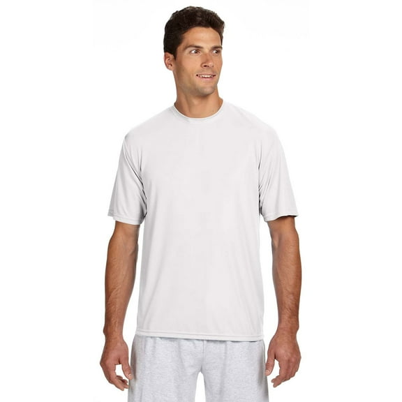 Apparel N3142 S-S Cooling Performance Crew Neck T-Shirt - White - Small