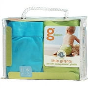 gDiapers Little gPant Medium Good Fortune Red & Gentle Taupe - 2-Pack