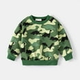 thumbnail image 3 of SILVERCELL Toddler Boys Sweatshirts Long Sleeve Sport Camouflage Sweat Shirt Dinosaur Pullover Crewneck Tops Tees Kids 1-7 Years, 3 of 6