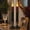 H, variant on Halloween Skeleton Flameless Taper Candles, Battery Operated, Antique Gold Finish Candelabra with LED Candles, Spooky Halloween Mantel and Table Decoration