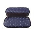 thumbnail image 5 of Lsque Anchor Heart Blue Printed Big Capacity PU Leather Pencil Case Large Pencil Pouch Stationery Pen Bag Pencil Holder for Teen, 5 of 6