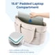 thumbnail image 5 of Bolsa de mano BAGSMART, ligera y acolchada para mujer, 20 litros de capacidad, 5 of 7