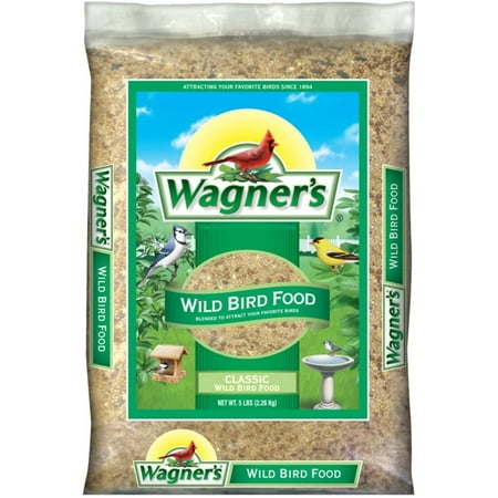 Wagner's 52001 Classic Blend Wild Bird Food, 5-Pound Bag