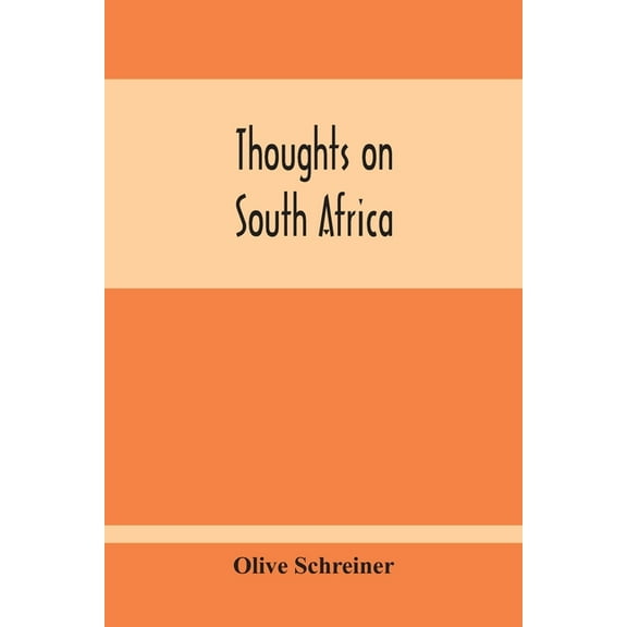 Thoughts On South Africa, (Paperback)