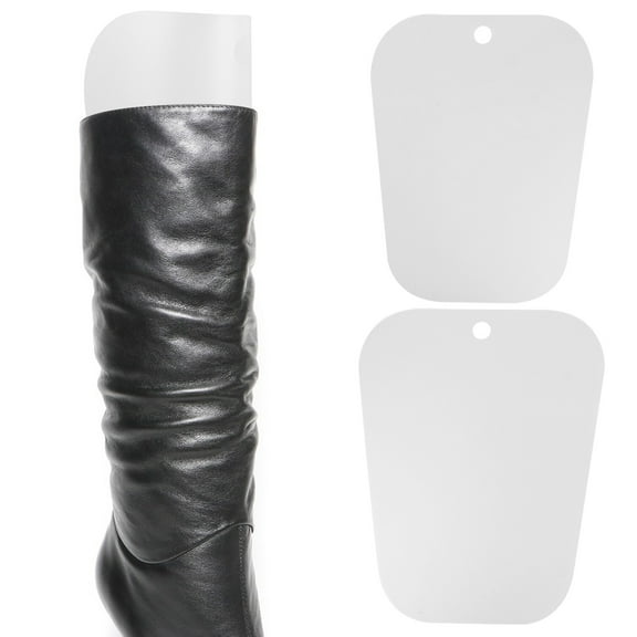 SEWCHICS 6Pcs Universal Fit Boot Form Shaper Inserts Transparent for Tall Boots