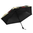 thumbnail image 5 of ALAZA Beautiful Roses Flowers-i2 UPF 50+ Compact Folding Umbrella for Rain Travel Umbrella Packable, 5 of 8