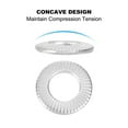 thumbnail image 4 of 304 Stainless Steel Flat Washers M6x12mm Belleville Spring Disc Washer Conical Knurled Metric Gasket 50 Pack, 4 of 6