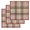 Brown, variant on Buffalo Plaid Dish Towels Set, Waffle Weave Kitchen Towels 3 Pieces, Modern Farmhouse Colorful Checkered Microfiber Hair Face Bath Tea Towel Absorbent Quick Drying Cleaning Dish Cloths, 12"x12"