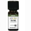 Aura Cacia Organic Tea Tree Essential Oil 0.25 oz Oil