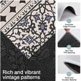 thumbnail image 3 of Blue Geometric Flower Diamond Pattern Kitchen Rugs Sets Of 3,Kitchen Runner Rugs Non Skid Washable,Decorative Kitchen Floor Mats for Kitchen,Sink,Laundry,17"x30"+ 17"x47" + 17"x59", 3 of 6
