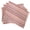 Salmon, variant on Fennco Styles Classic Stitched Lines Table Linen Collections for Home Decor, Holidays and Events, 2 Colors (Salmon, 13'' x 19'' Placemats - Set of 4)