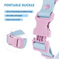 thumbnail image 7 of Wolfone Waterproof Dog Collar with Quick Release Buckle， Cute Adjustable Collar for Dogs Comfort Sturdy Durable Odor Proof Easy Care（Spun Sugar 28-36cm）, 7 of 7