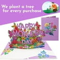 thumbnail image 4 of 3D Pop Up Happy Mothers Day Card, Mother's Day Greeting Cards, 8" x 6" Cover with Note Tag, 4 of 7