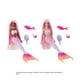 thumbnail image 1 of Muñeca Barbie Fantasía Sirenas Colores Mágicos Varios Modelos 1 pieza, 1 of 4