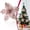 Pink, variant on Gnoradne Christmas Velvet Magnolia Flowers,Realistic Faux Magnolia Floral Decor for Christmas Tree,Artificial Glitter Magnolia Flower Ornaments,Multipurpose Floral Accents for Christmas Wreath Decor