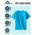 thumbnail image 7 of Kanu Surf Boys Swim Shirt - 2 Pack UPF 50+ Quick Dry Short Sleeve Rash Guard for Boys (Sizes: 3T-16), 7 of 7