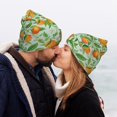 thumbnail image 5 of Disketp Tangerine Winter Beanie for Men Women Beanie Knit Hat Cuffed Cap Beanie Knit Chunky Snow Cap, 5 of 6