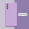thumbnail image 1 of Square Liquid Silicone Case for Samsung Galaxy Note 10 Plus 5G Phone Back Cover SamsungNote10 Note10Plus 360 Shockproof Housing Grass Purple Samsung Note 10 Plus, 1 of 6