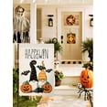 thumbnail image 2 of Shmbada Fall Halloween Gnomes Pumpkin Small Garden Flag 12x18 Inch Vertical Double Sided Bat Autumn Thanksgiving Burlap Yard Outdoor Decor, 2 of 7
