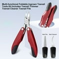 thumbnail image 2 of Toenail Clippers for Ingrown or Thick Toenails Multi-functional Foldable Ingrown Toenail Tools Kit Includes Toenail Trimmer Toenail Cleaner Toenail File, 2 of 7