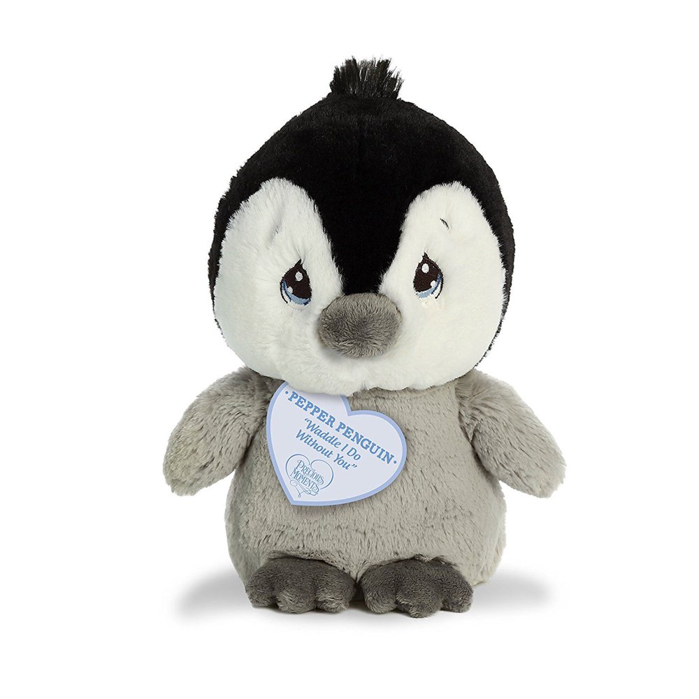Pepper Penguin 8 Inch - Stuffed Animal by Precious Moments (15789