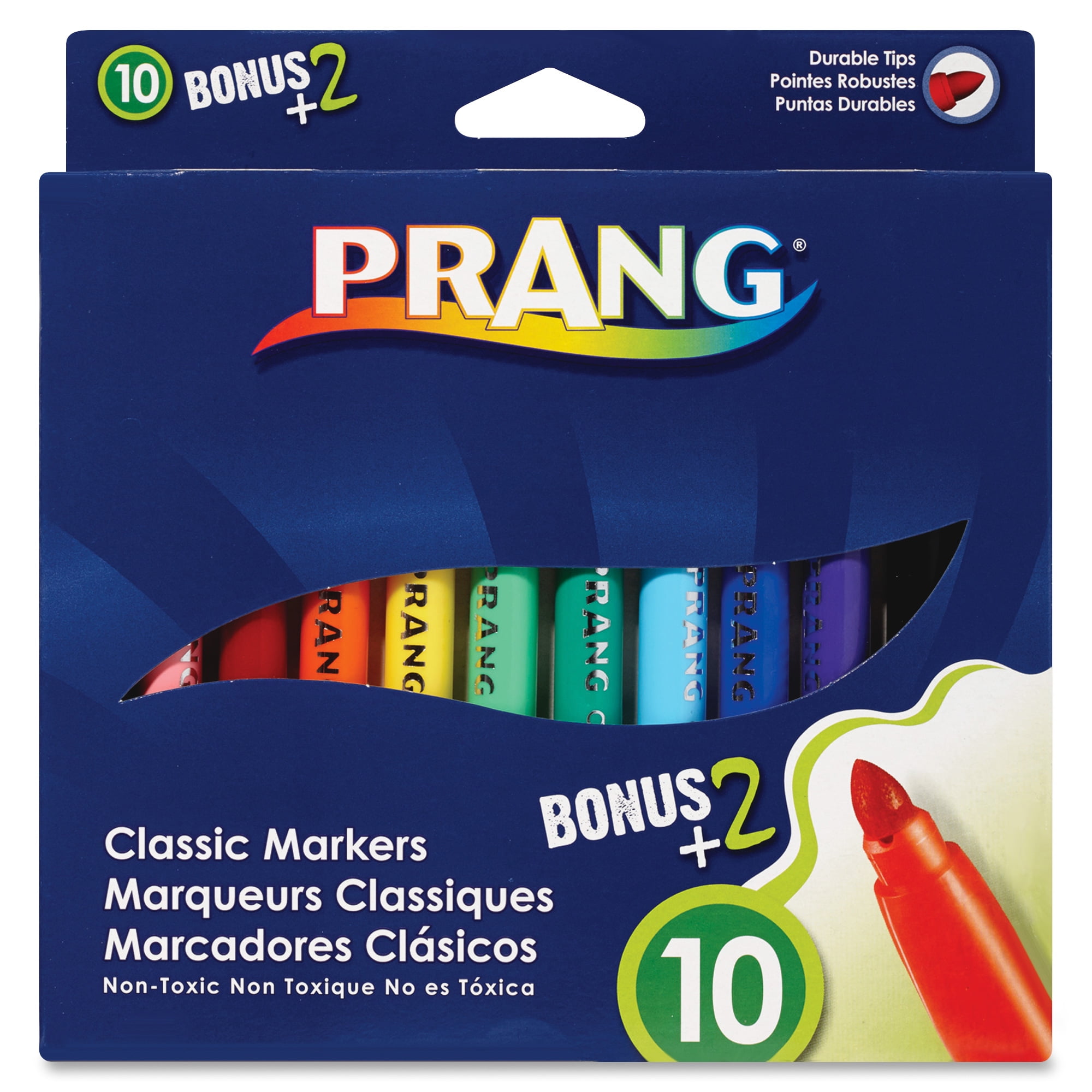 Prang Classic Art Markers Bullet Tip Assorted Colors Pack Of 12 Walmart Com Walmart Com