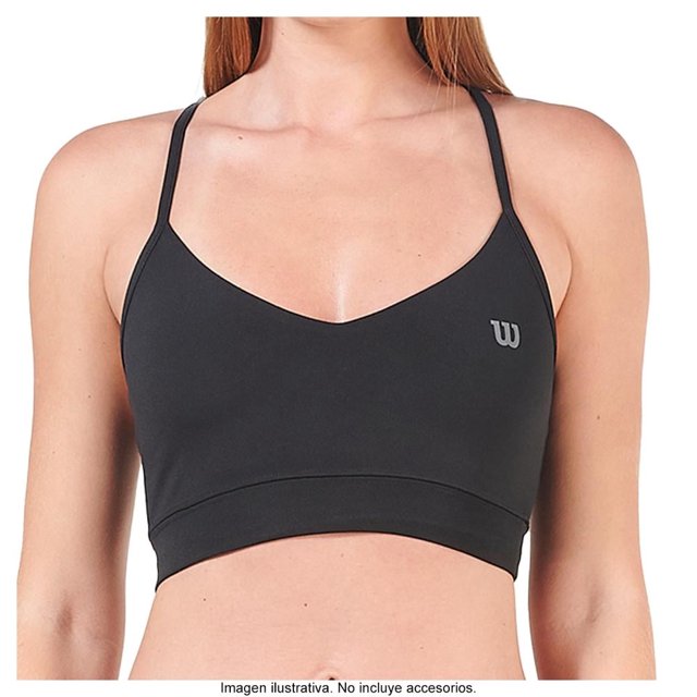 Top Wilson Talla EG Con Tiras Delgadas Negro