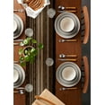 thumbnail image 3 of Table Runner 72 Inches Long for Kitchen Dining, Western Star Retro Dresser Scarf Farmhouse, Dining Table Decorations for Wedding/Parties, Vintage Brown Wood Barn 16 x 72 In, 3 of 9