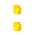 thumbnail image 4 of Monstrate portalápices caja de almacenamiento de lápices organizador de escritorio de plástico contenedor de gran capacidad para papelería Amarillo/Sin pegatina 2Conjunto, 4 of 6