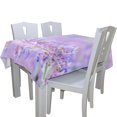 thumbnail image 4 of EREHome Purple Tablecloths Lavender Table Cloth Top Decoration 60x120 inches, 4 of 5