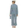 thumbnail image 4 of White Mark Ensemble de Pyjama Trois Pièces pour Femmes avec Boutons, 4 of 6