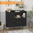 thumbnail image 4 of Buffet de 40 Pouces avec 2 Portes - Bahut de Cuisine Moderne avec Tablette Ajustable pour Salon et Appartement, 4 of 7