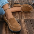 thumbnail image 5 of CHICVOMEY Women's Faux Fur Lined Winter Moccasins Slippers Suede Slip-On House Loafers Casual Loafers for Women Indoor & Outdoor, 5 of 7
