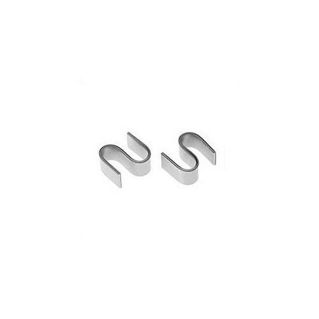 Quantum Storage S-Hooks for Q-Stor Wire Shelving (Set of 8)