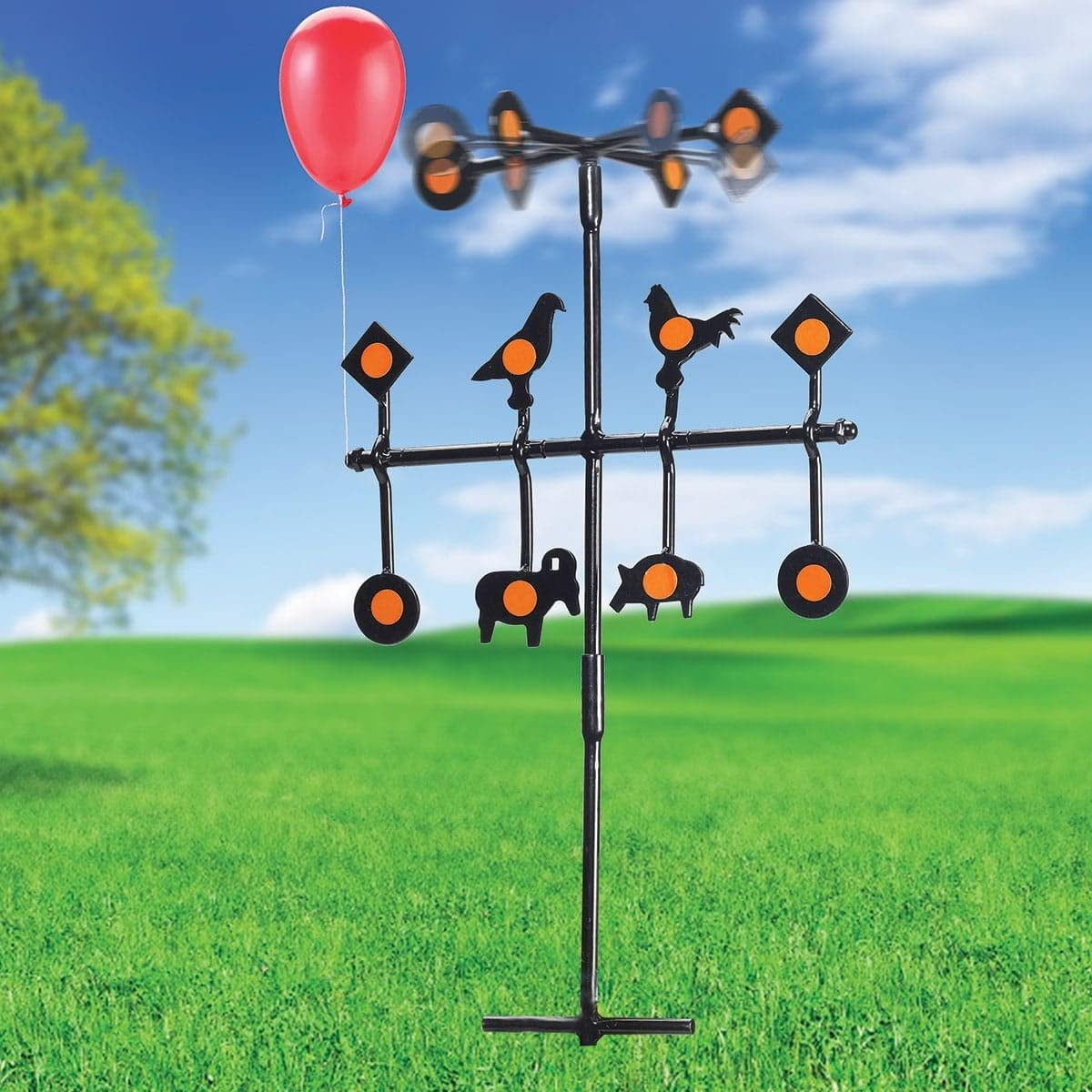 Gamo Deluxe Spinning Air Gun Target, Black