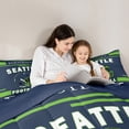 thumbnail image 4 of jejeloiu Seattle 7-Piece Twin Bedding Sets,Deepblue Rugby Helemt Bedding Comforter Set,American Football Sport Sheet Sets For Kids Teens,Microfiber Bedroom Decor Reversible, 4 of 8