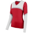 thumbnail image 2 of Girls' Rise Up Shell - RED/ WH/ MTL SLV - XS, 2 of 2