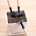 thumbnail image 3 of Mini kit de jardinería de herramientas de jardín, 3 uds., artilugio de flores en maceta, mangos de madera para trasplantar plántulas, cultivar y desmalezar, 3 of 5