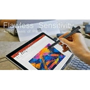 Digital Pen 4096 Levels of Pressure Sensitivity Stylus Pen, Compatible with Surface Pro, Surface Book 1 & 2, Surface Go, Rechargeable & Palm Rejection MPP 2.0 (Dark Gray) with 3 Extra Pen Tips