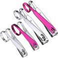 thumbnail image 1 of 4pcs 360-degree Rotating Head Scissor Grip Nail Clipper, 1 of 5