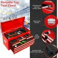 thumbnail image 4 of Rolling Tool Chest, 8 Drawer High Capacity Rooling Tool Box Organizer with Large Storage Cabinet, for  Garage Workshop, Red, 4 of 10