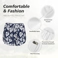 thumbnail image 4 of Bixox Women's White Leaves pattern 2 in 1 Running Shorts - Lightweight Athletic Workout Gym Yoga Shorts Liner with Pockets - Medium, 4 of 7
