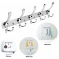 thumbnail image 5 of Stainless Steel Wall Coat Rack, Silver Coat Hooks Wall Hook (15 Hooks, 2 Packs), 5 of 5
