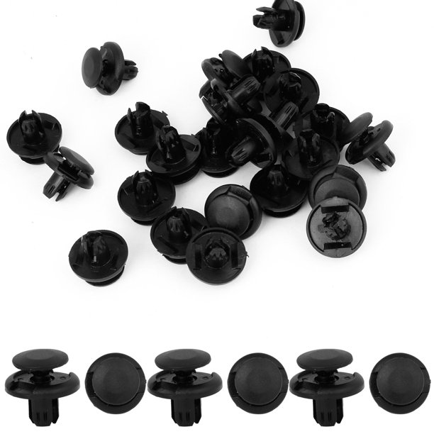 25PCS Car Body Plastic Push Pin Rivet Fasteners Trim Moulding Clip 8mm