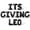 Black, variant on Letter Balloons - ITS GIVING LEO 16" Inch Alphabet Letters Foil Mylar Balloon Leo Birthday Party Banner (Gold)