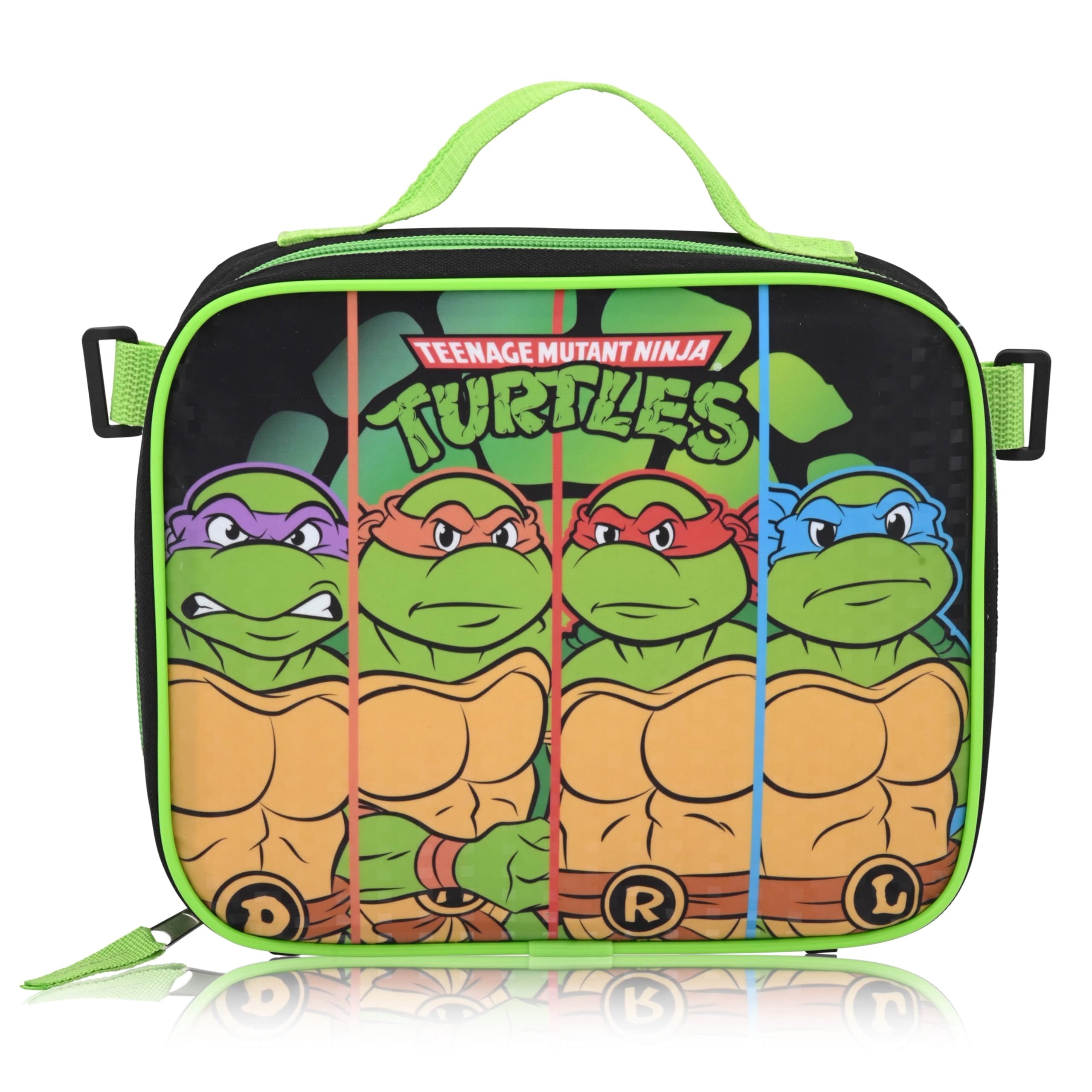 Fast Forward Teenage Mutant Ninja Turtles 16" Backpacks With Lunch Bag - Licensed Characters Kids Schoolbag